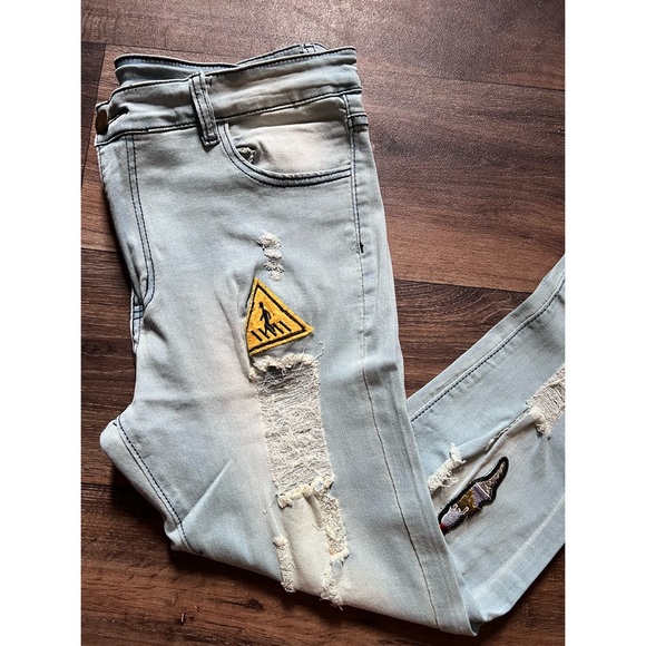 SHEIN Patchwork Denim - Picture 3 of 10